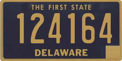 DE license plate 124164