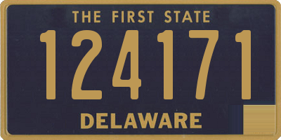 DE license plate 124171