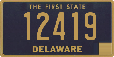 DE license plate 12419