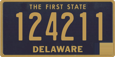 DE license plate 124211