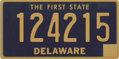 DE license plate 124215