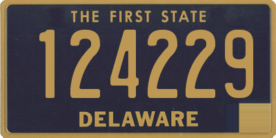 DE license plate 124229