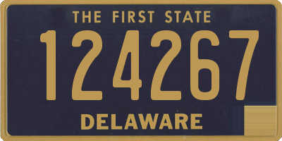 DE license plate 124267