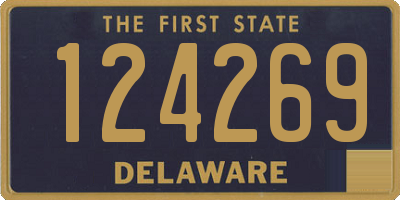 DE license plate 124269