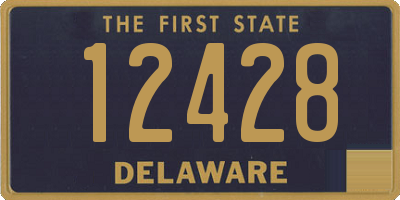 DE license plate 12428