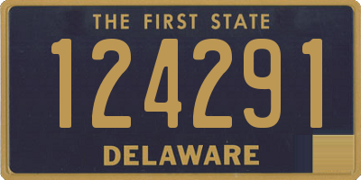 DE license plate 124291