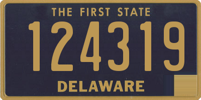 DE license plate 124319