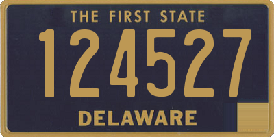 DE license plate 124527