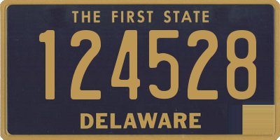 DE license plate 124528