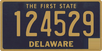 DE license plate 124529