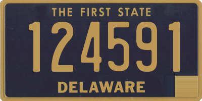 DE license plate 124591