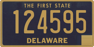 DE license plate 124595