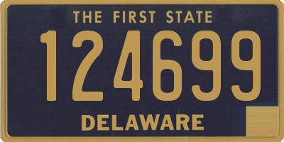 DE license plate 124699