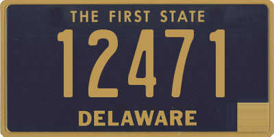 DE license plate 12471