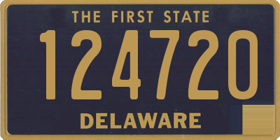 DE license plate 124720