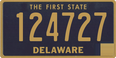 DE license plate 124727