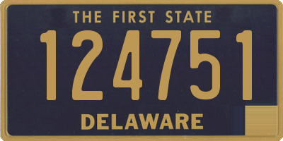 DE license plate 124751