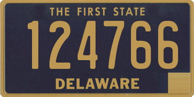 DE license plate 124766