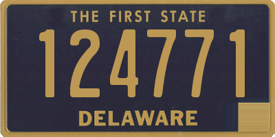 DE license plate 124771