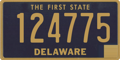 DE license plate 124775