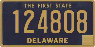 DE license plate 124808