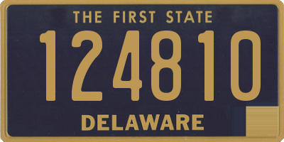 DE license plate 124810