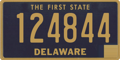 DE license plate 124844