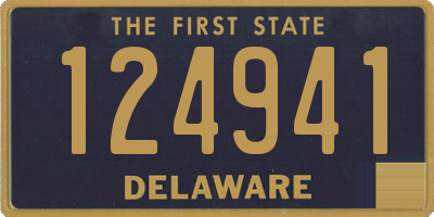 DE license plate 124941