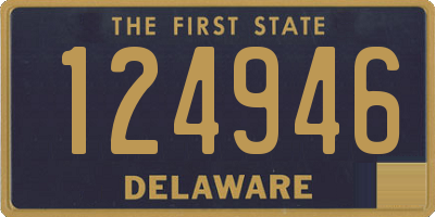 DE license plate 124946