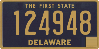 DE license plate 124948