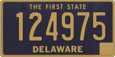 DE license plate 124975