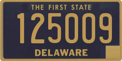 DE license plate 125009