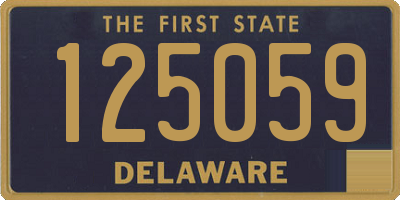 DE license plate 125059