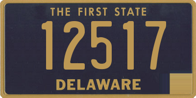 DE license plate 12517