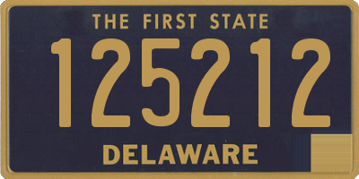 DE license plate 125212