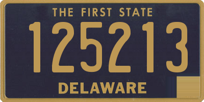 DE license plate 125213