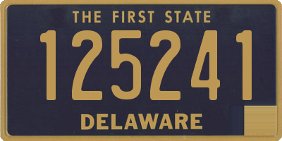 DE license plate 125241