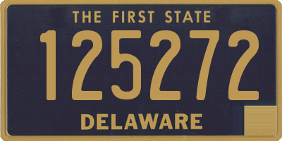 DE license plate 125272