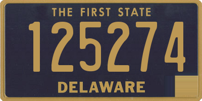 DE license plate 125274