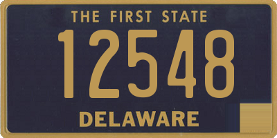 DE license plate 12548