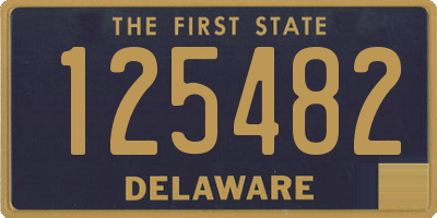 DE license plate 125482