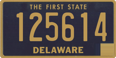 DE license plate 125614