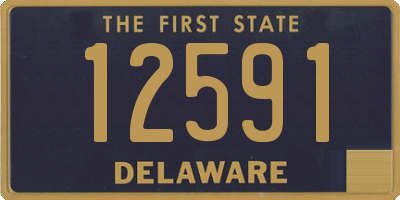 DE license plate 12591