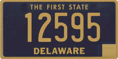 DE license plate 12595