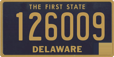 DE license plate 126009