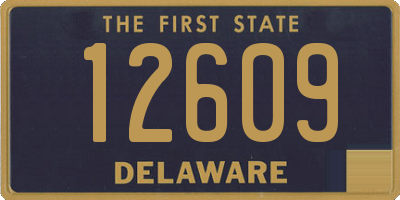 DE license plate 12609