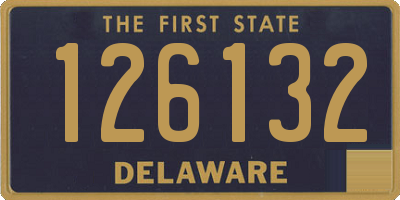 DE license plate 126132