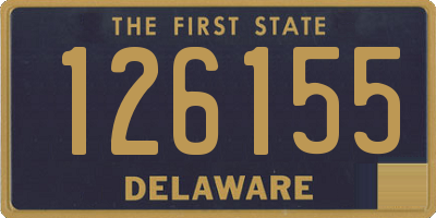 DE license plate 126155