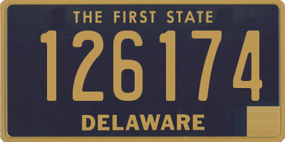 DE license plate 126174