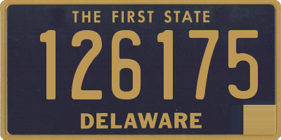 DE license plate 126175